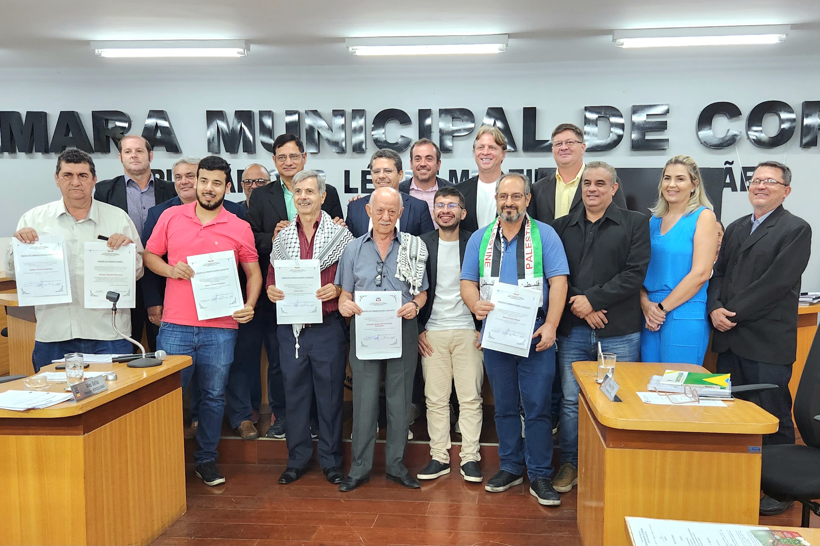 Câmara celebra Dia Internacional de Solidariedade ao Povo Palestino com homenagens