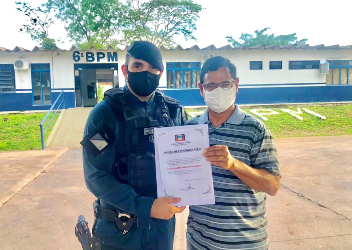 Policial recebe homenagem da Câmara por ato de heroísmo e bravura
