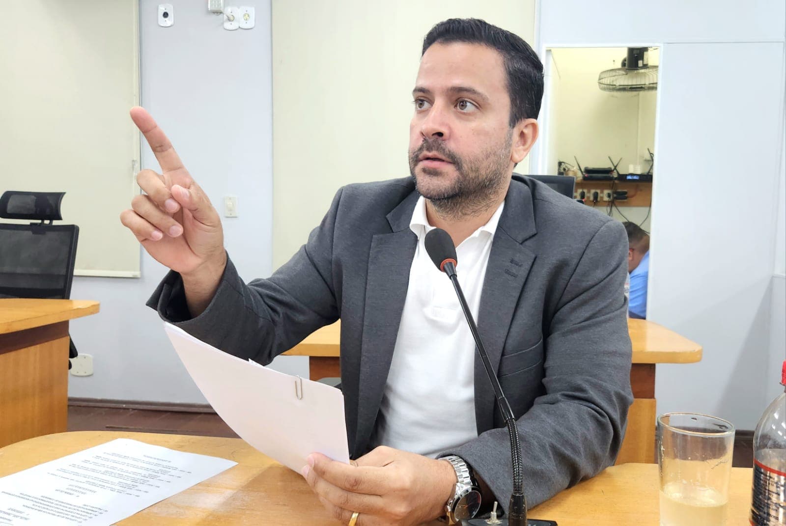 Na Câmara, vereador pede recuperação da Praça Fortaleza, no centro da cidade