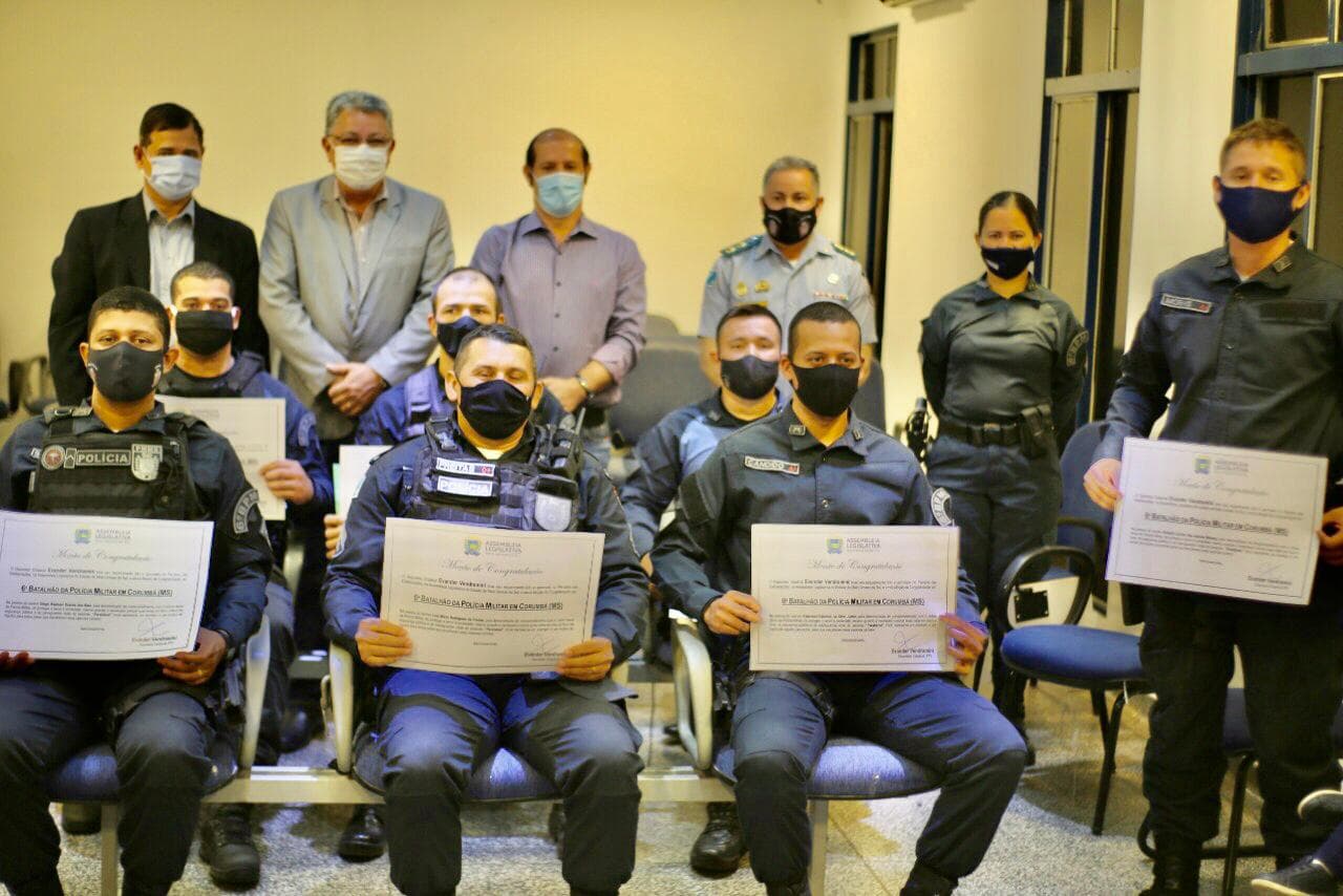 Assembleia também homenageia policiais por atos de bravura e combate à criminalidade