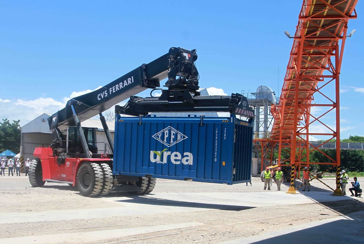 Bolívia inicia exportação de ureia para o Brasil, entrando por Corumbá