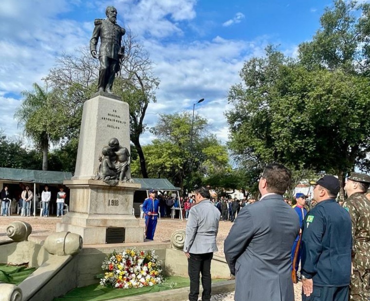 Solenidade no Jardim marca os 156 anos da Retomada de Corumbá