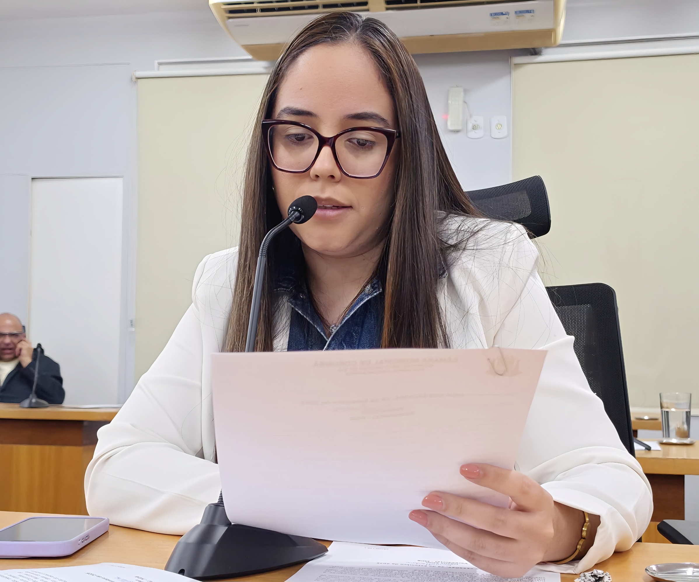 Hanna destaca necessidade da recuperação do sistema de iluminação pública do Porto Geral
